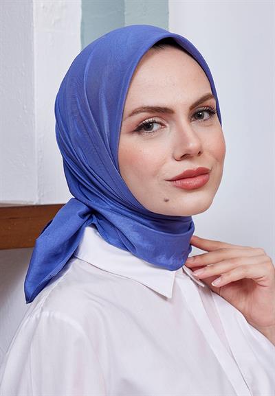 Vual Kraş Eşarp Kot Mavi