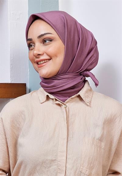 Vual Kraş Eşarp Pastel Leylak