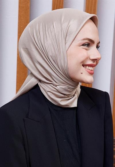 Vual Kraş Eşarp Vizon