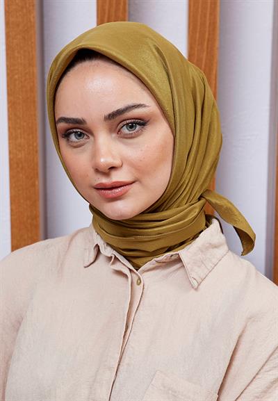 Vual Kraş Eşarp Yağ Yeşili