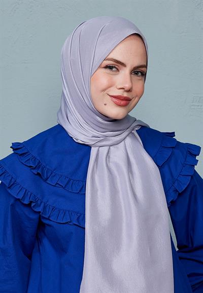 Vual Kraş Şal Acık Gri