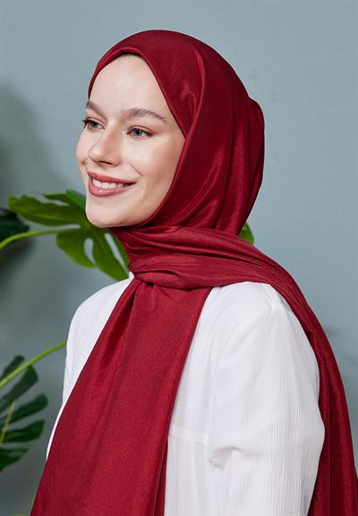 Vual Kraş Şal Bordo