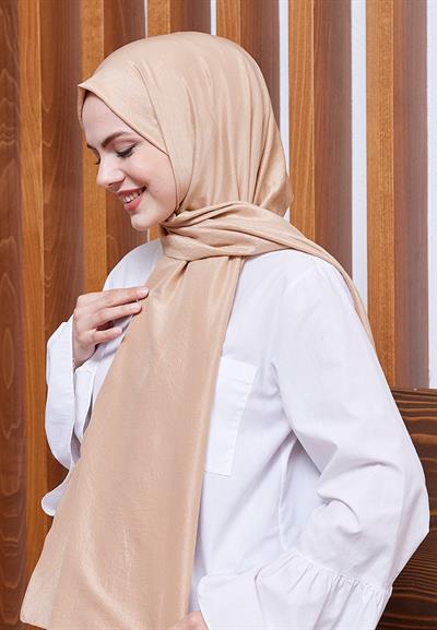 Vual Kraş Şal Cappucino