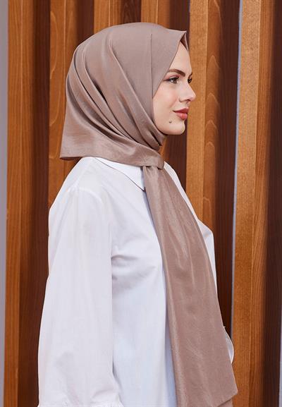 Vual Kraş Şal Kahve Safran