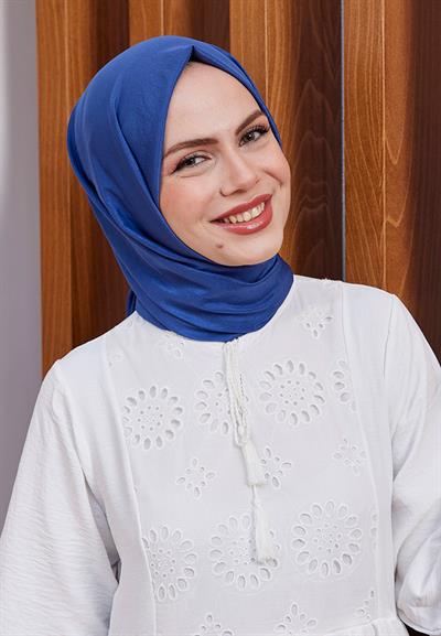 Vual Kraş Şal Kot Mavi