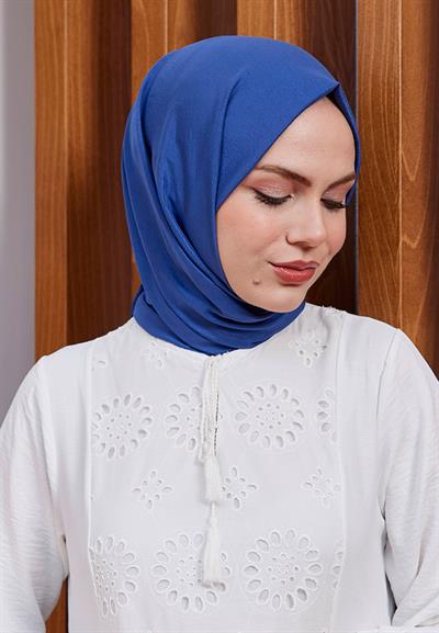 Vual Kraş Şal Kot Mavi