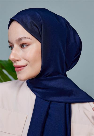Vual Kraş Şal Lacivert