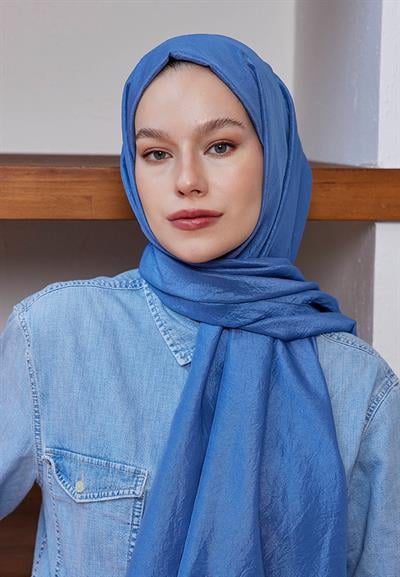 Vual Kraş Şal Mavi