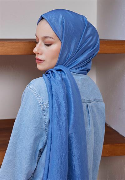 Vual Kraş Şal Mavi