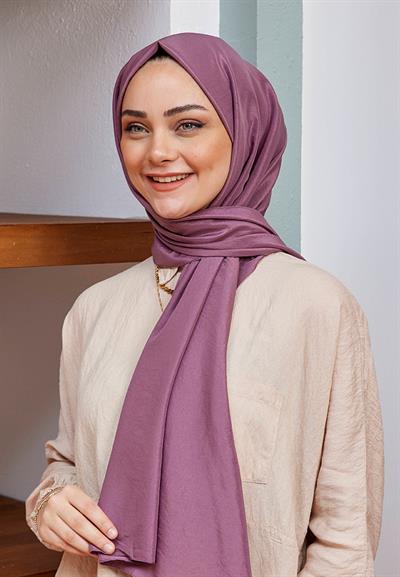 Vual Kraş Şal Pastel Leylak