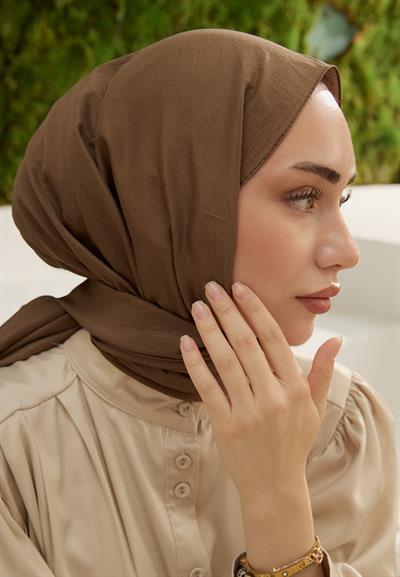 Vual Kraş Şal Soft Kahve