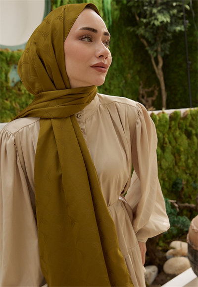 Wave Desen Jakar Şal Oil