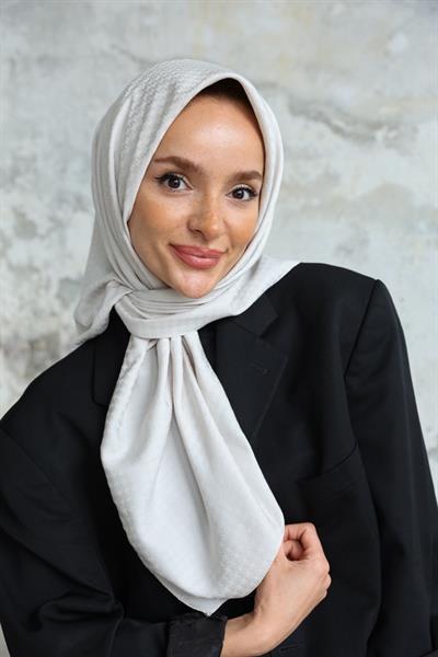 Yıldız Desen Jakar Eşarp Serisi Taş