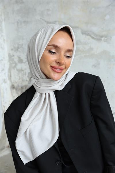 Yıldız Desen Jakar Eşarp Serisi Taş