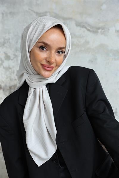 Yıldız Desen Jakar Eşarp Serisi Taş