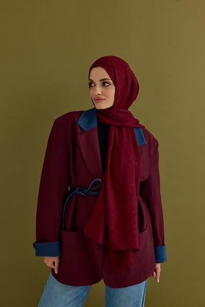 Yonca Desen Kraş Jakar Şal Karmen