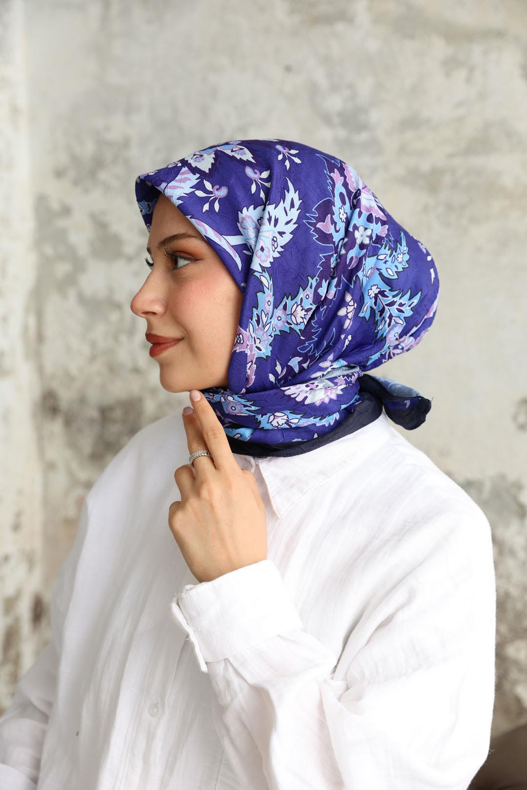 Etro Desen Bambu Kraş Eşarp Mor