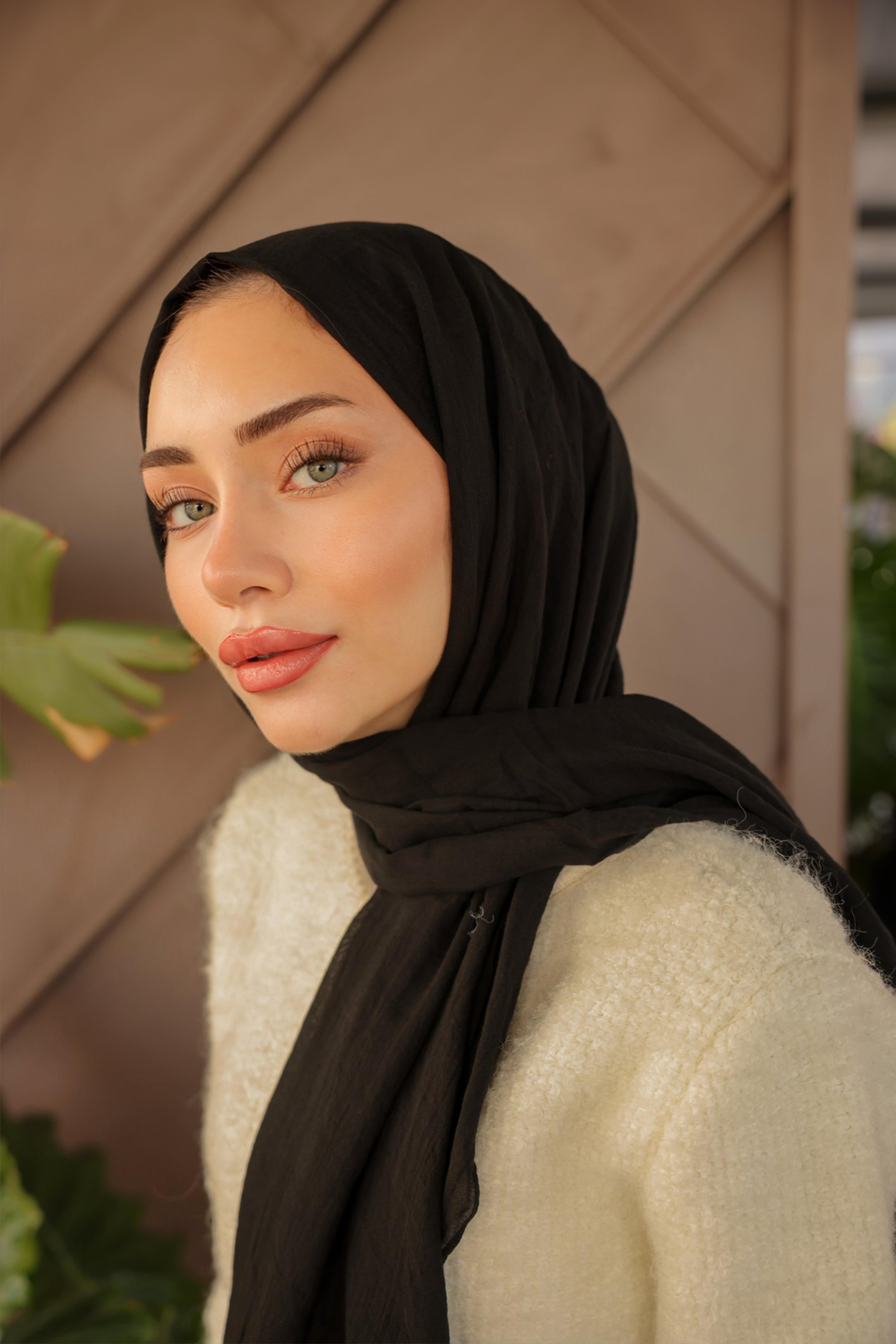 Gusto Pamuk Şal Siyah