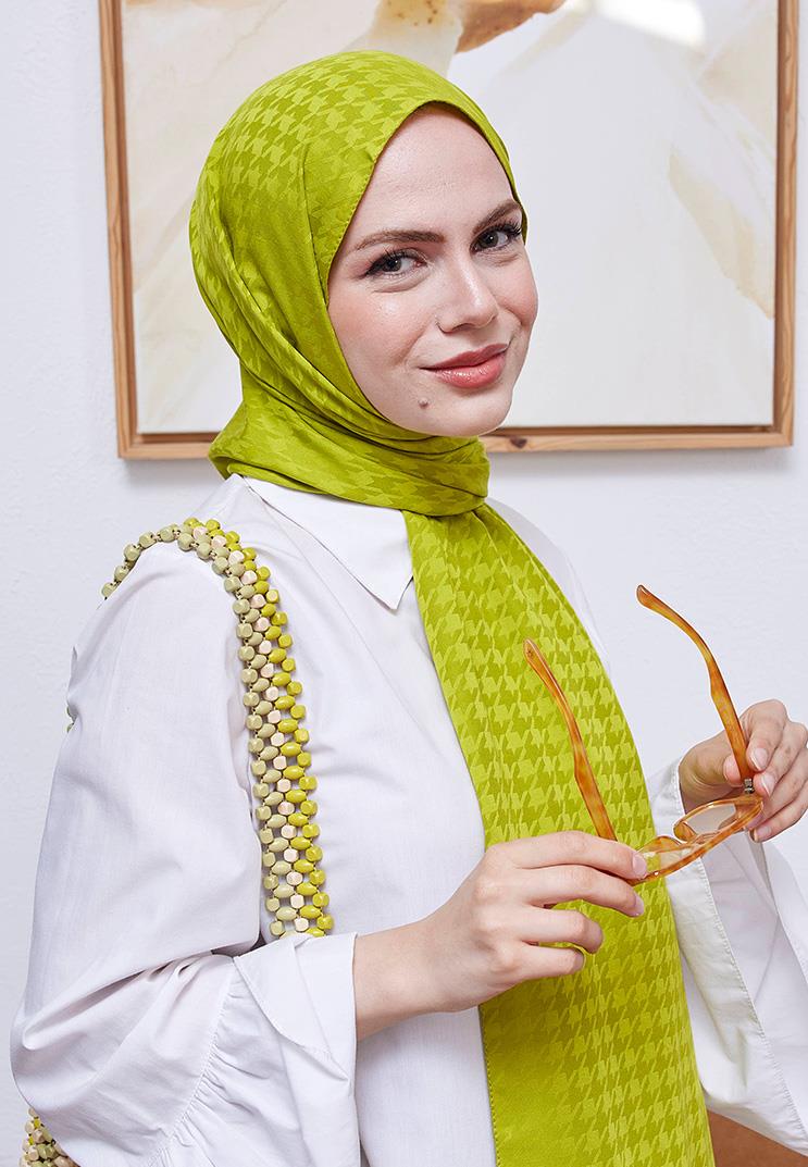Kazayağı Jakar Şal Yağ Yeşili
