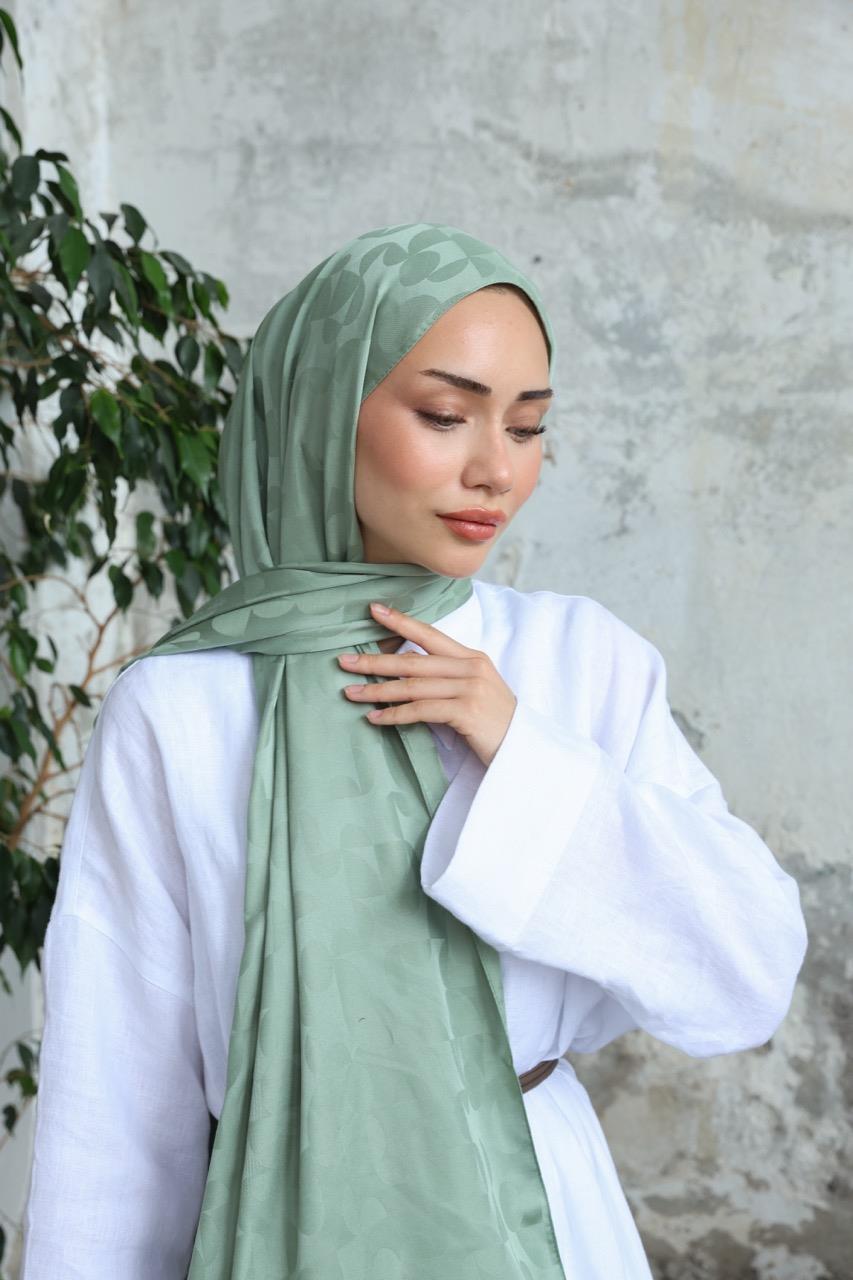 Perla Jakar Şal Çağla Yeşili