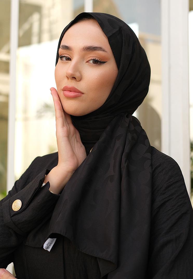 Perla Jakar Şal Siyah