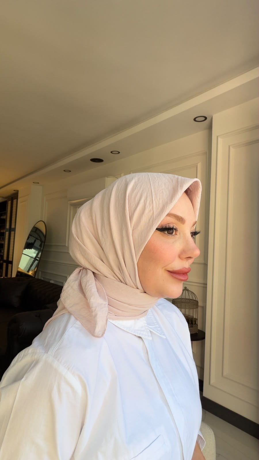 PURE AND SOFT EŞARP BEJ