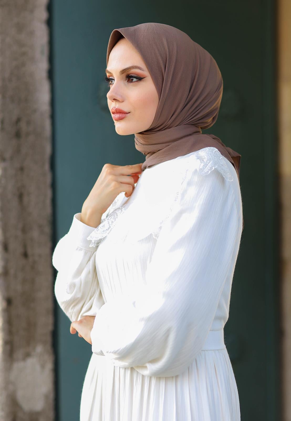 Pure And Soft Eşarp Soft Kahve