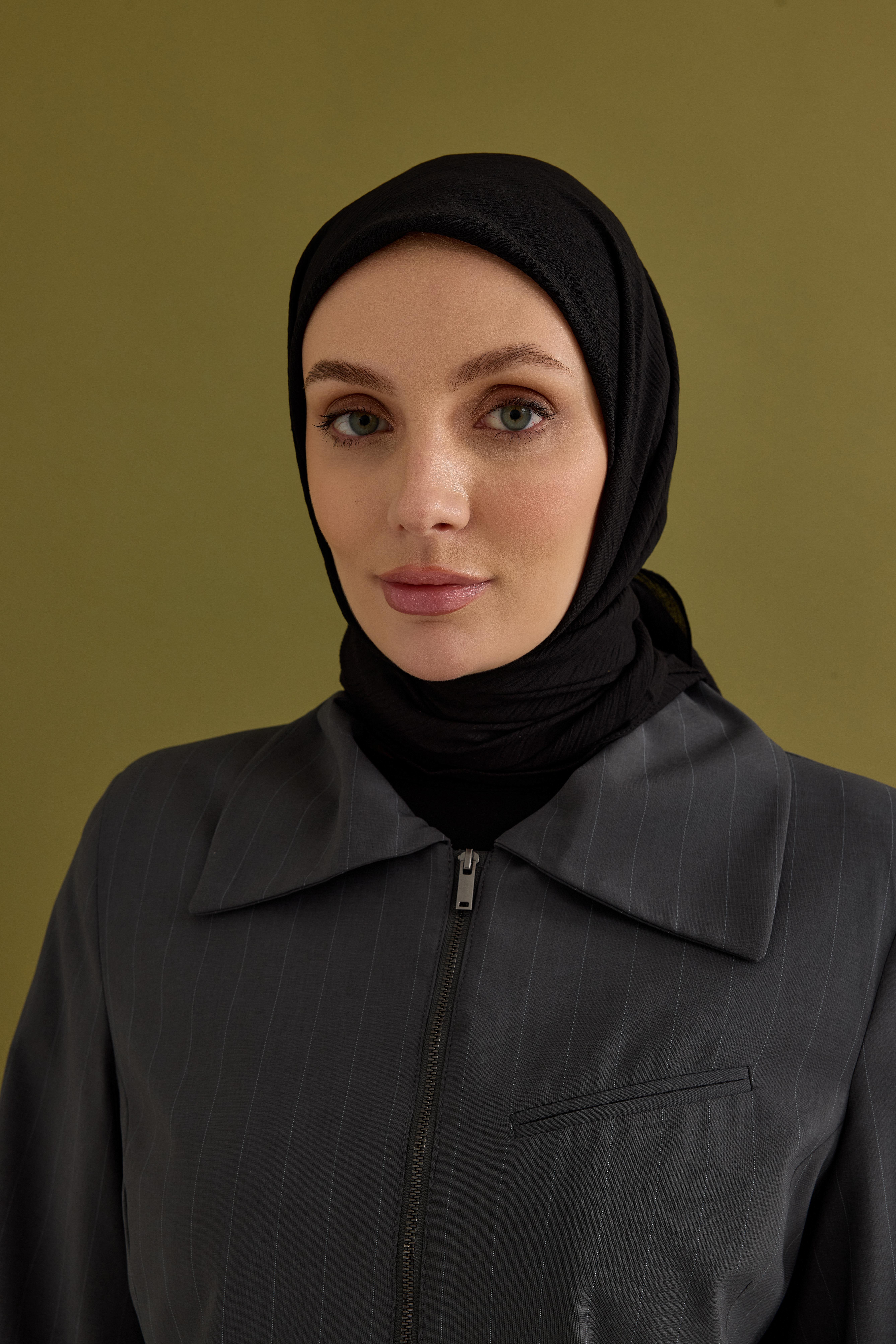 Soft Krinkıl Eşarp Siyah
