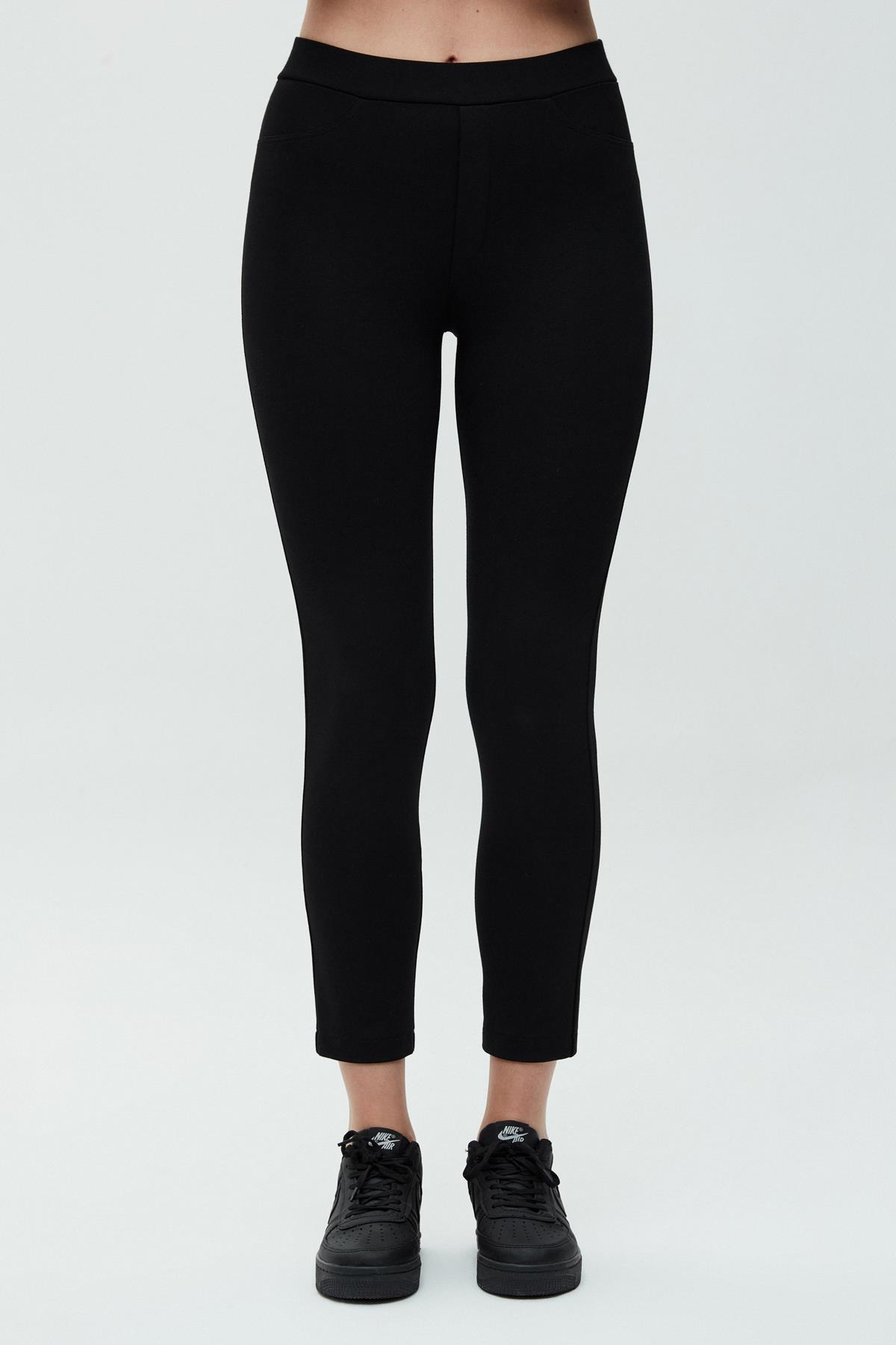 Basic Arkadan Cepli Pantolon