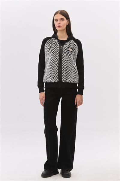 Zigzag Kürklü Foks Plakalı Paraşüt Mont