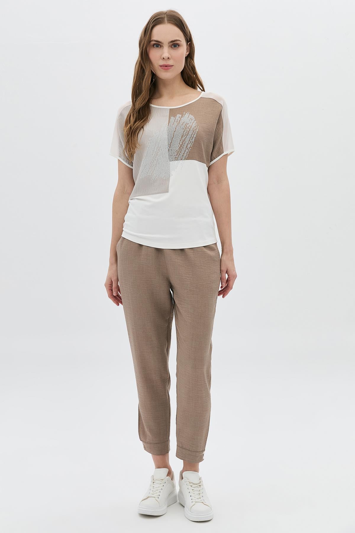 Paçası Çıtçıtlı Pantolon