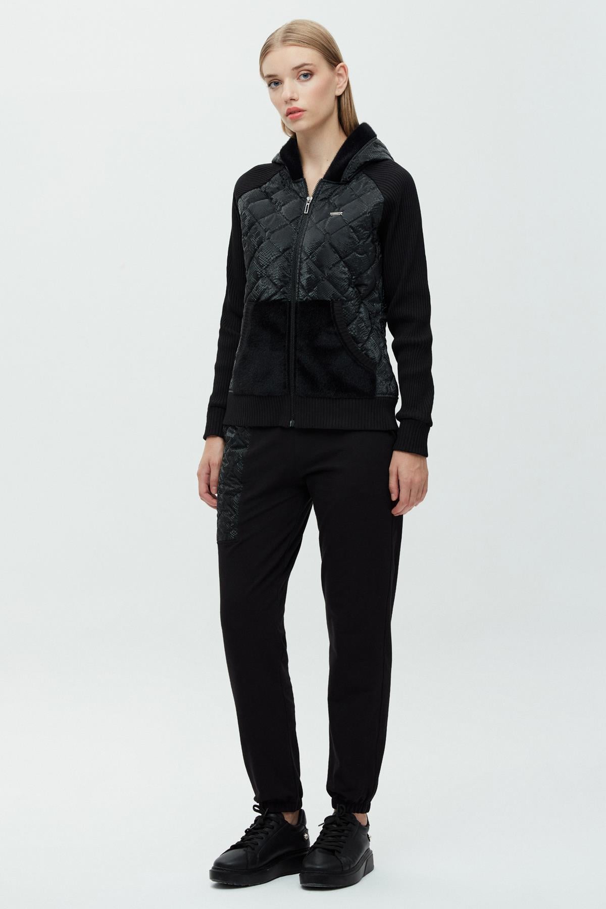 Tek Cep Yılan Kapitone Pantolon