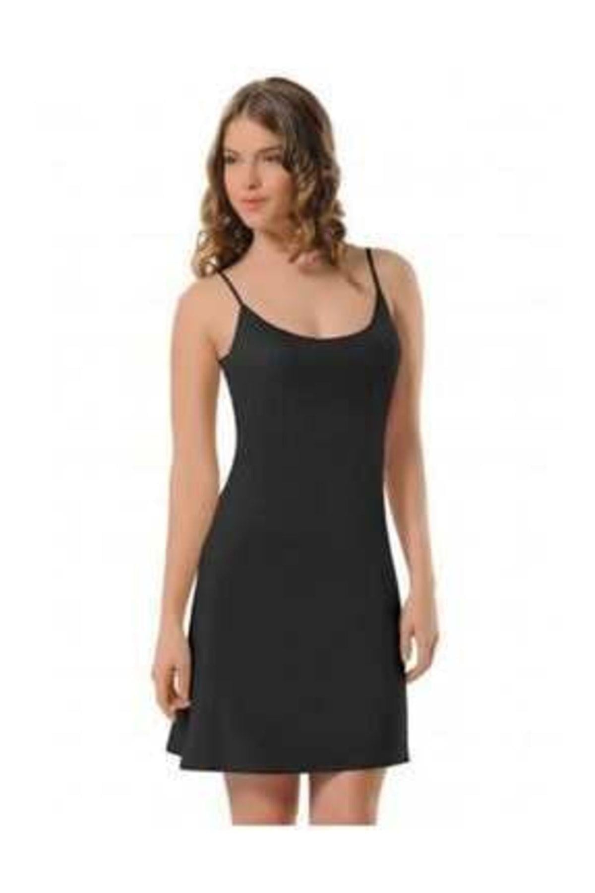 Anıl Bayan Micro Polyamid Kombinazon SİYAH ÇAMAŞIR ANIL