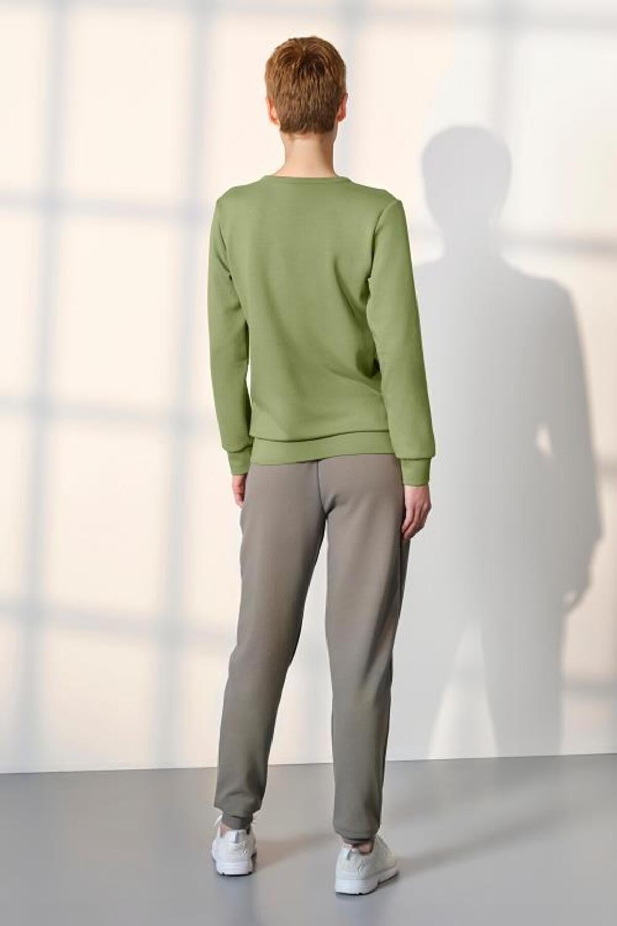 Doreanse Bayan Uzunkol Pijama Takım YEŞİL KONFEKSİYON DOREANSE