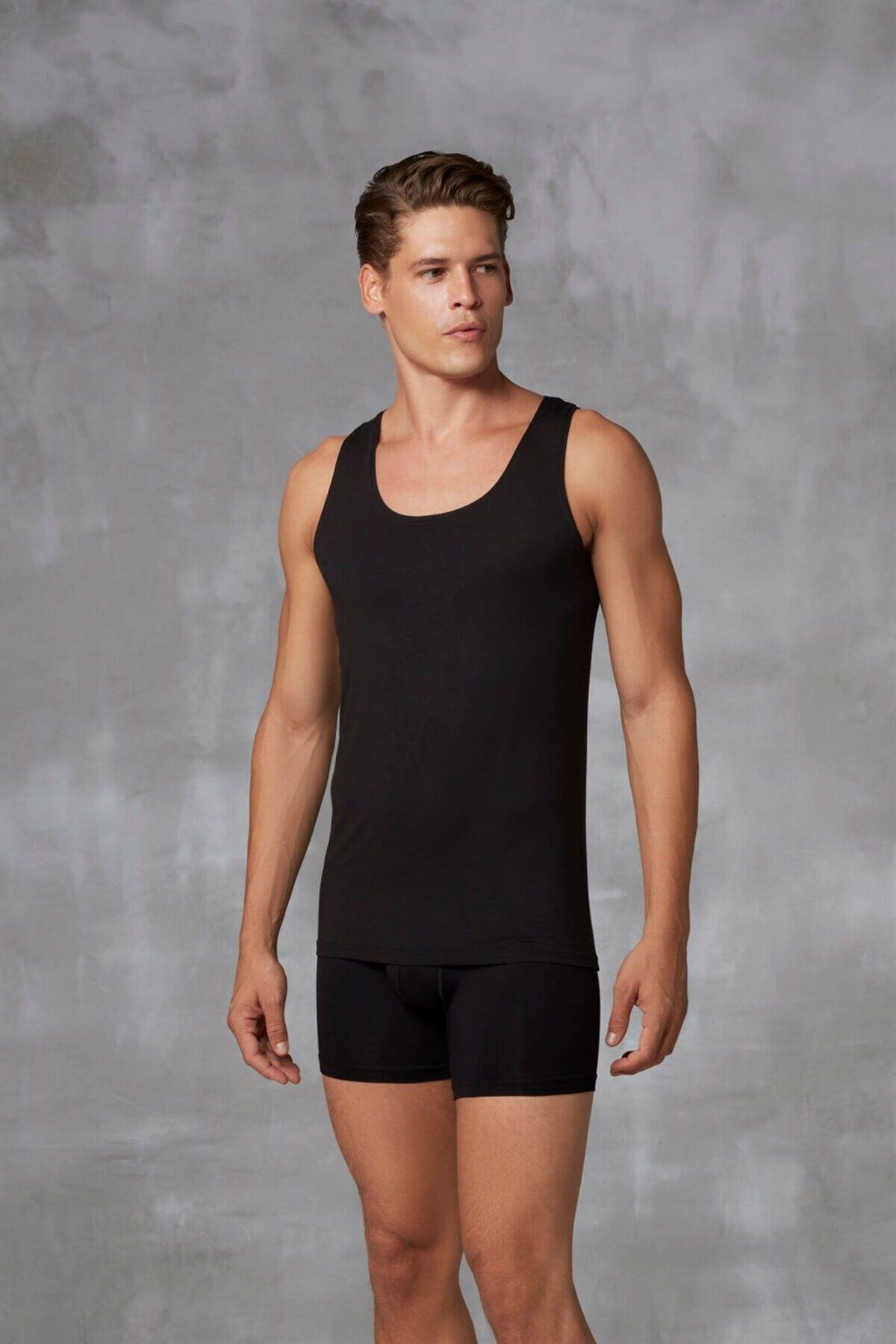 Doreanse Erkek Micro Modal Atlet SİYAH ÇAMAŞIR DOREANSE