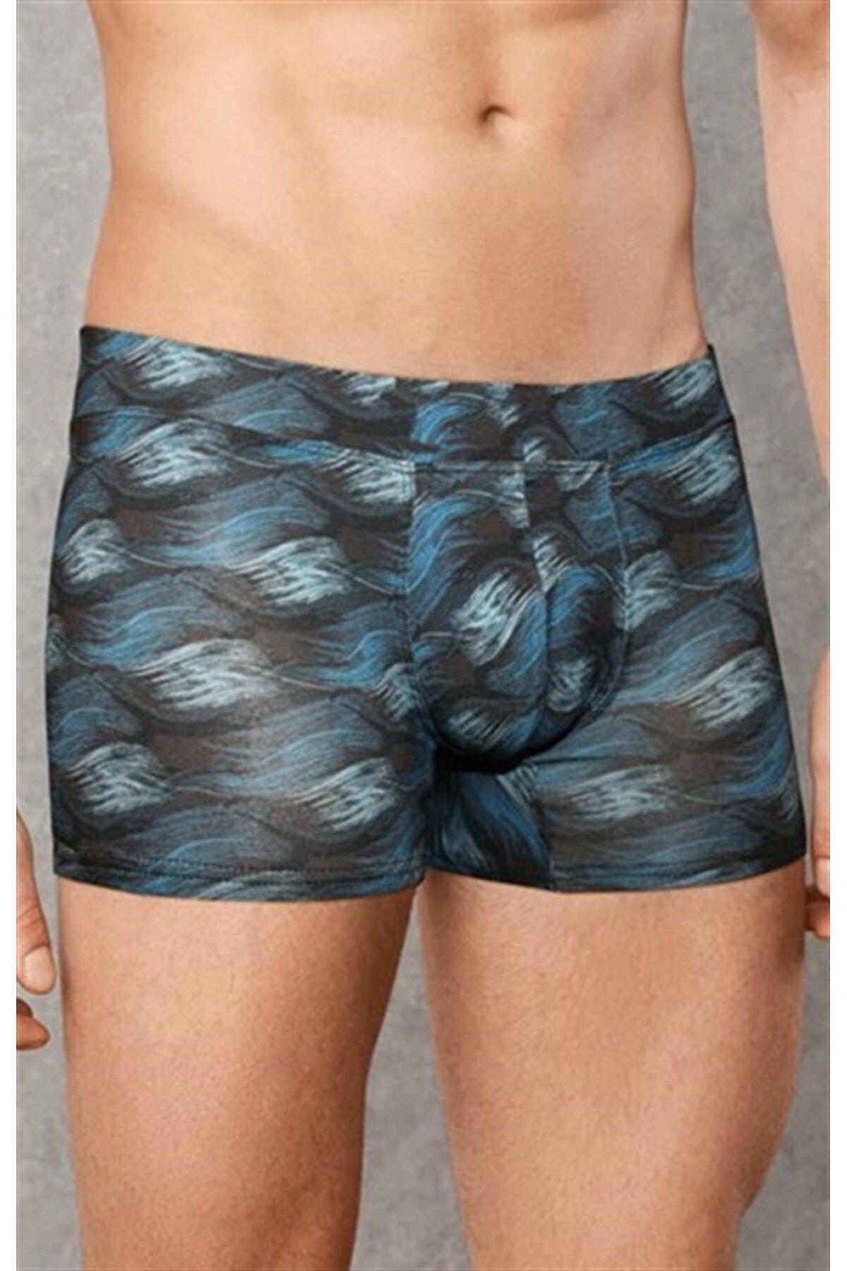 Doreanse Erkek Modal Çok Renkli Baskılı Boxer Desenli Erkek Boxer DOREANSE