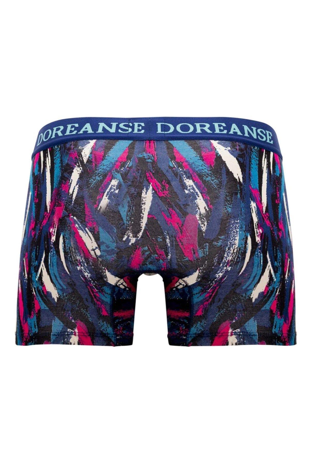 Doreanse Erkek Neon Desenli  Boxer DESENLİ ÇAMAŞIR DOREANSE