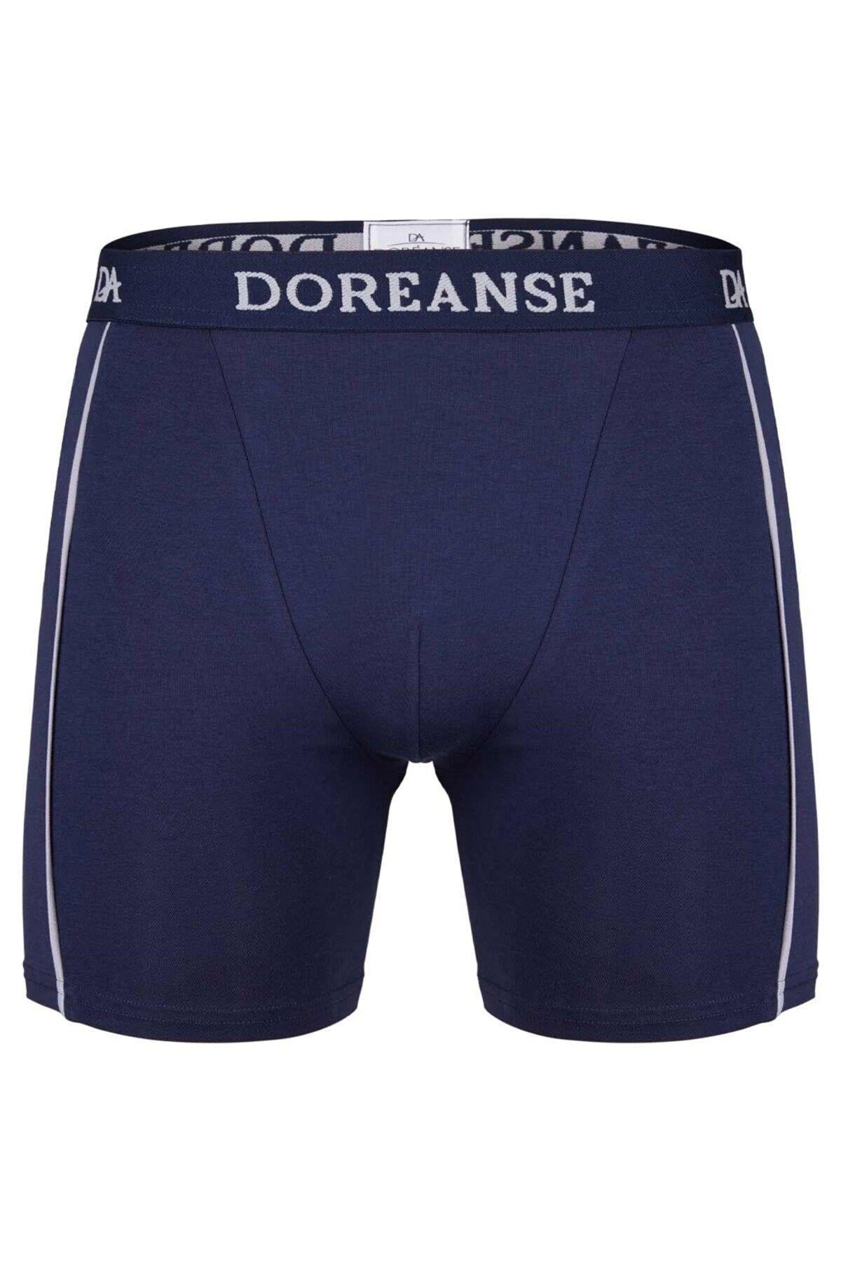 Doreanse Erkek Uzun Modal Boxer LACİVERT ÇAMAŞIR DOREANSE