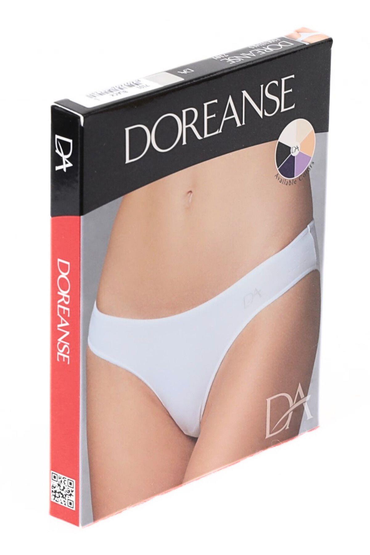 Doreanse Kadın Modal Klasik Slip BEYAZ ÇAMAŞIR DOREANSE