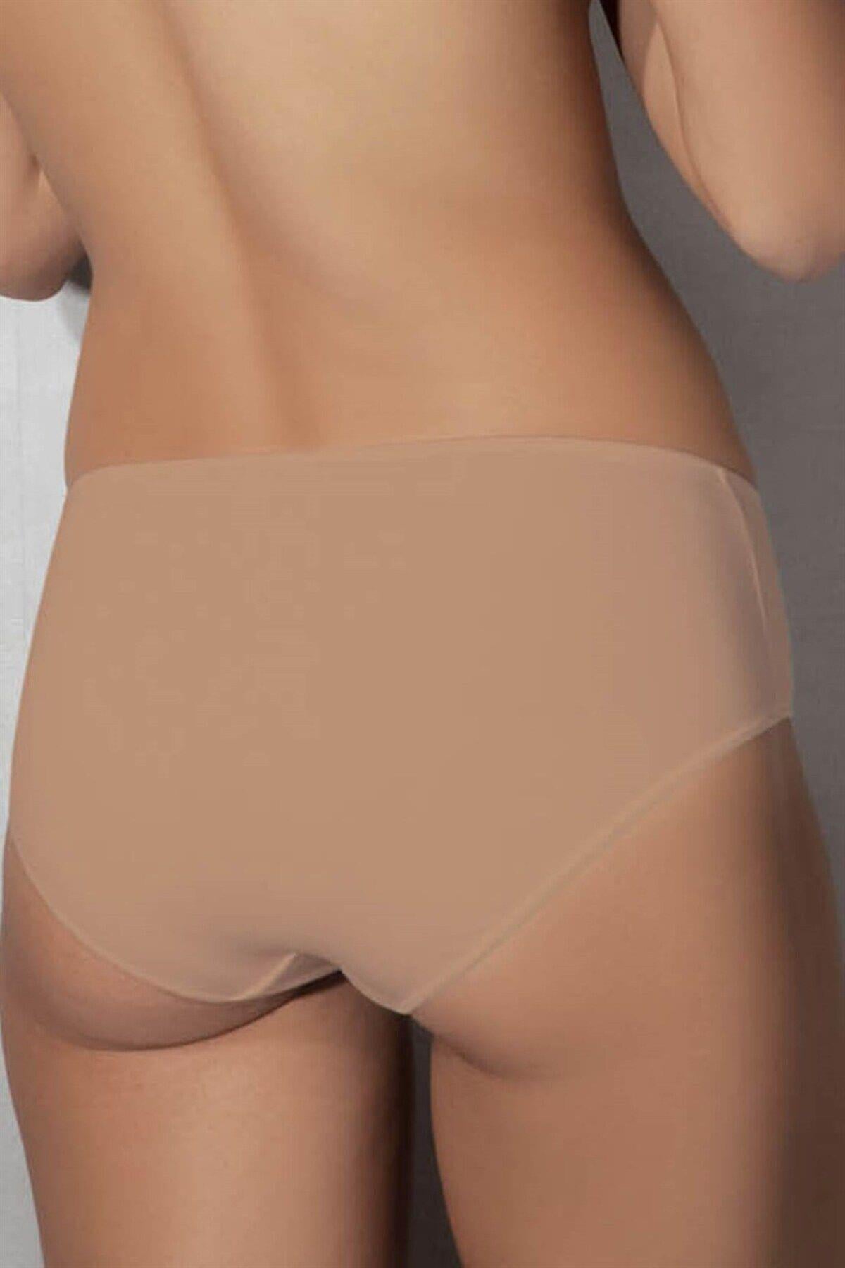Doreanse Kadın Modal Yüksek Bel Slip Ten Kadın Slip Külot DOREANSE