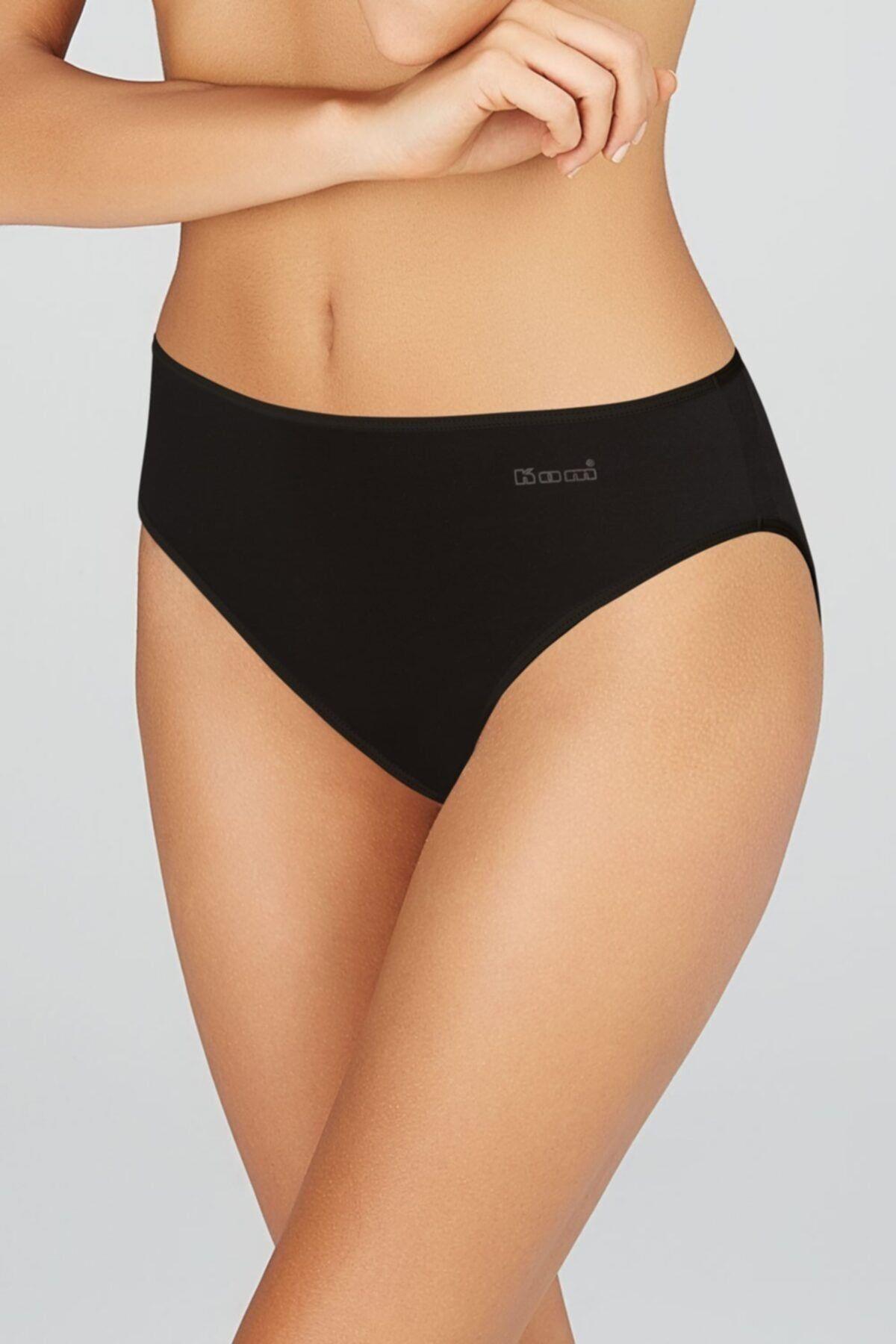 Kom Bayan Basic 2'li Slip SİYAH ÇAMAŞIR KOM