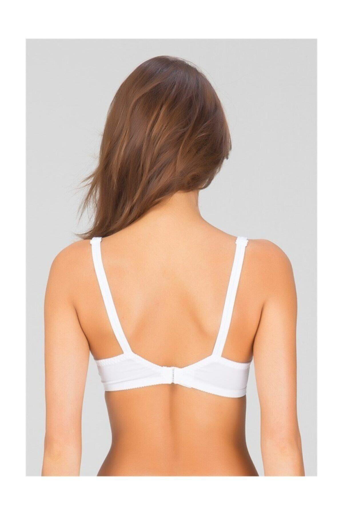 Kom Bayan Rosenna Balenli Toparlayıcı Sütyen BEYAZ ÇAMAŞIR KOM