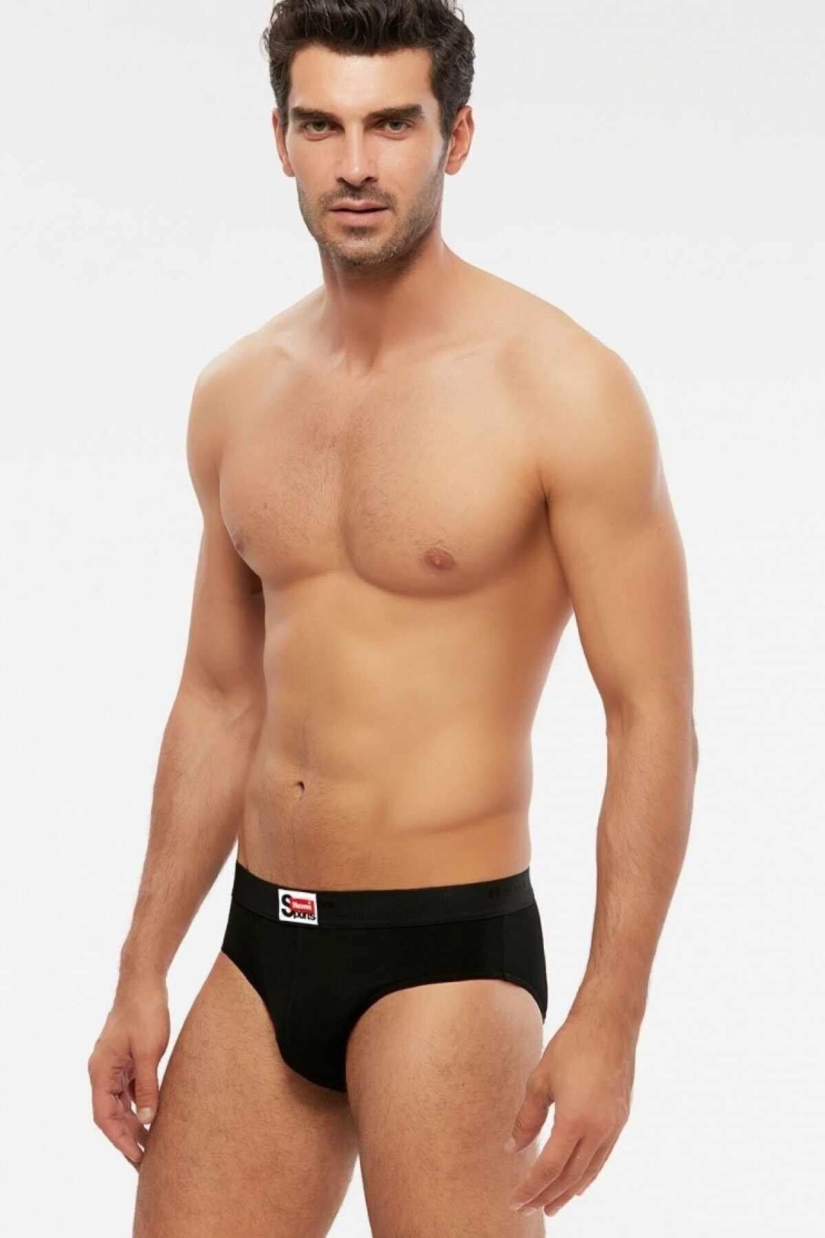 Kom Erkek Ariel 2'li Modal Slip SİYAH ÇAMAŞIR KOM