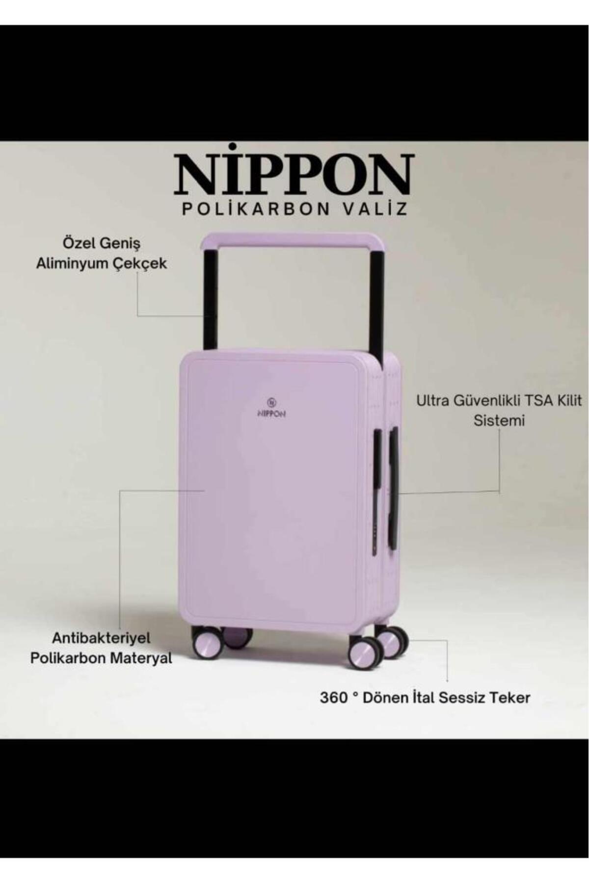 Nippon Fortis Büyük Boy Valiz LİLA AKSESUAR NİPPON