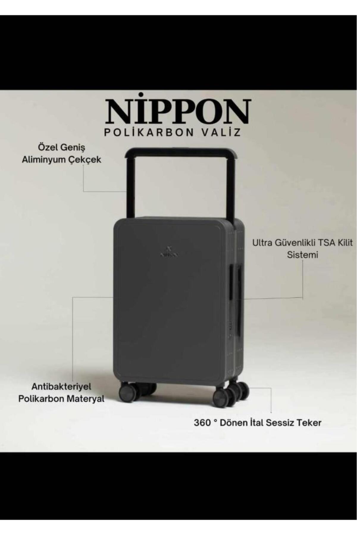 Nippon Fortis Kabin Boy Valiz ANTRASİT AKSESUAR NİPPON
