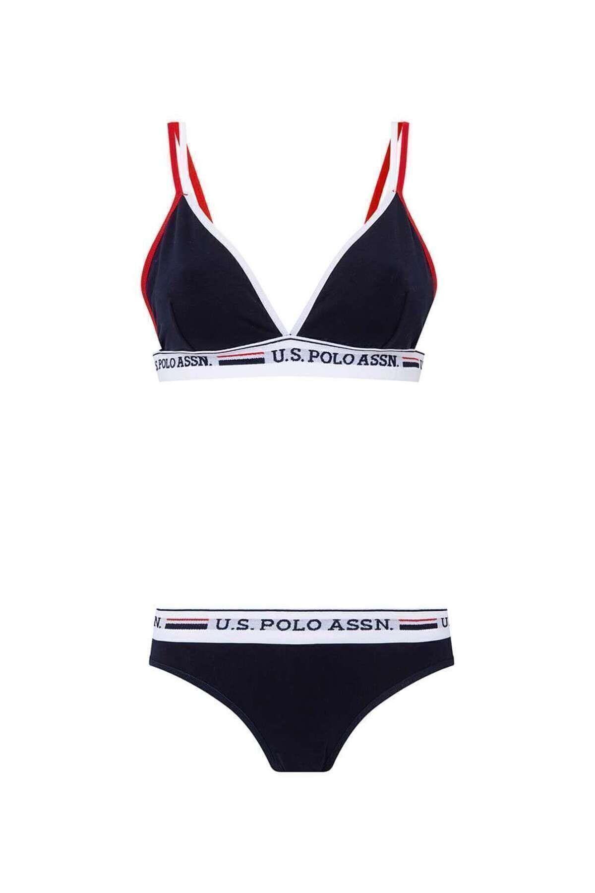 U.S.Polo Bayan Büstiyer Slip Takım LACİVERT ÇAMAŞIR U.S. Polo Assn