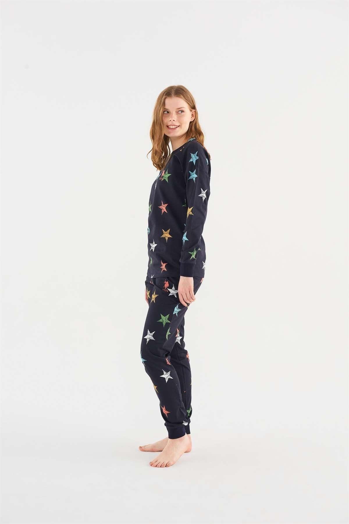 U.S.Polo Bayan Pijama Takım LACİVERT KONFEKSİYON U.S. Polo Assn
