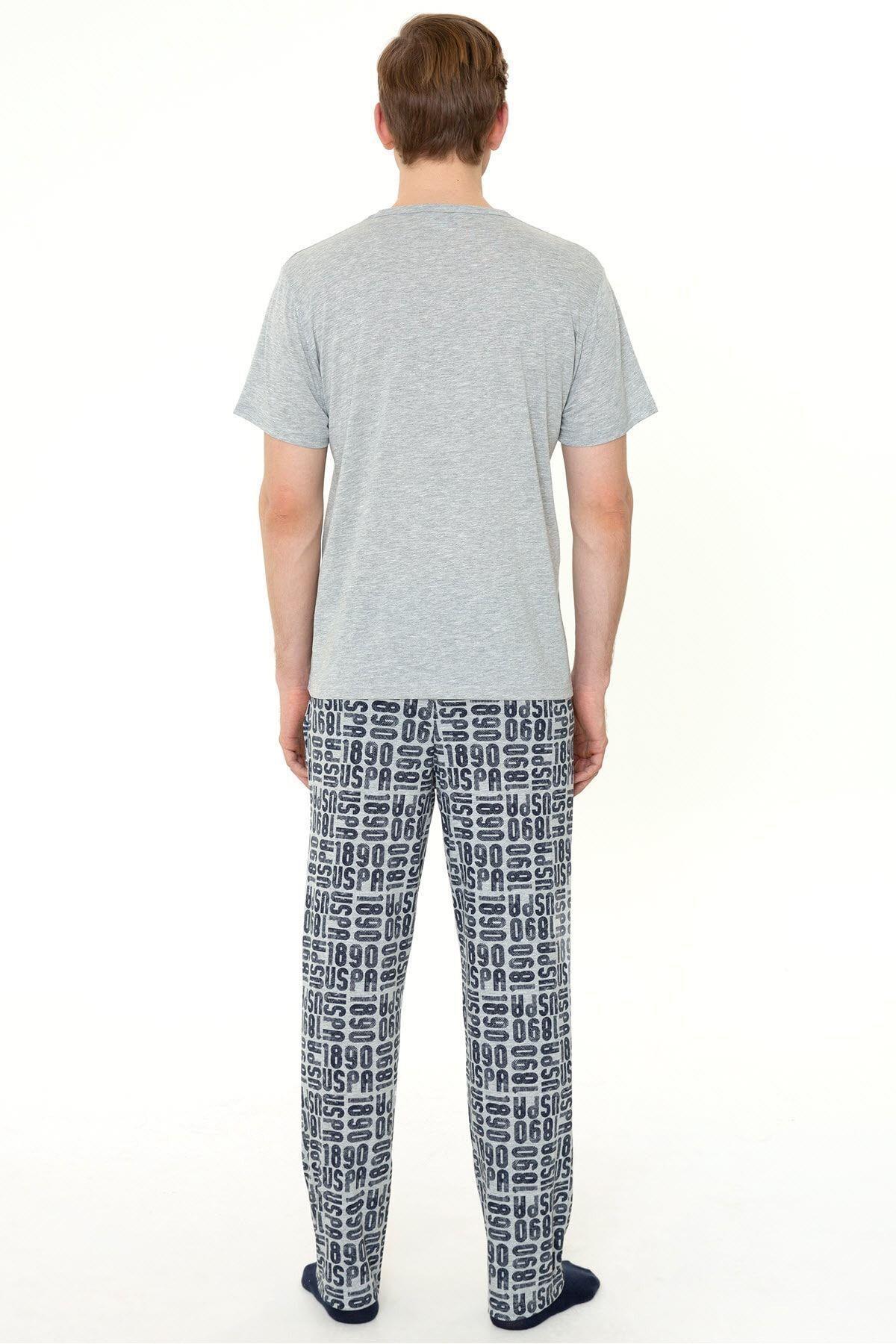 U.S.Polo Erkek Pijama Takım GRİ KONFEKSİYON U.S. Polo Assn