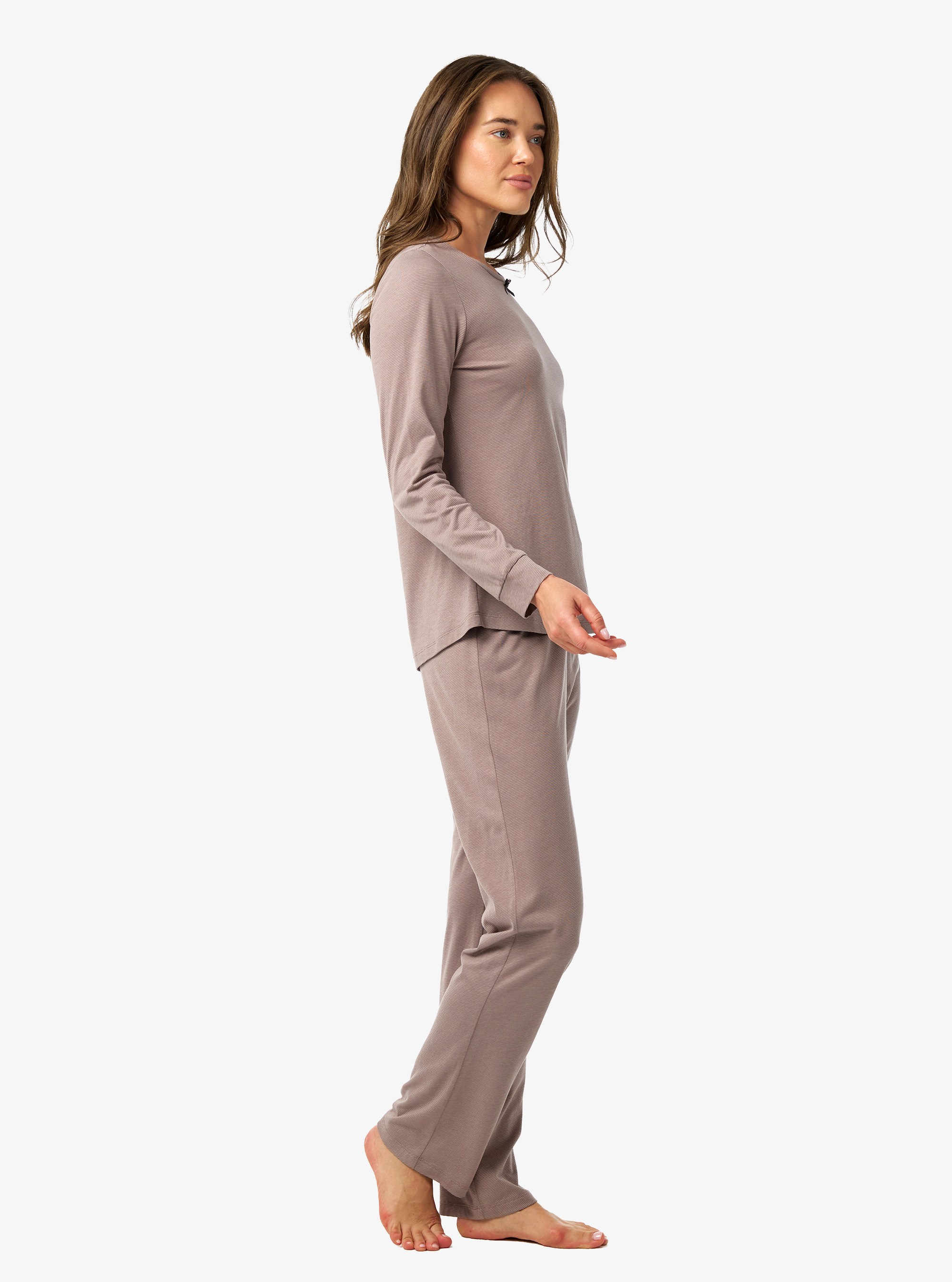 Blackspade Bayan Uzun Kol Pijama Takım VİZON KONFEKSİYON BLACKSPADE