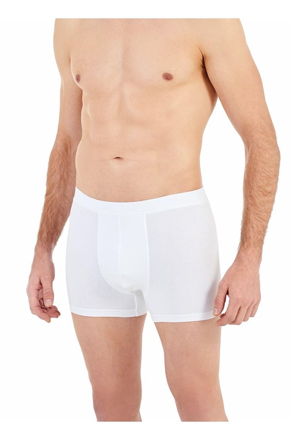 Blackspade Erkek Modal 2'Li Boxer BEYAZ ÇAMAŞIR BLACKSPADE